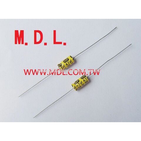 M.d.l. 4.7uf 50v Np(bp) Axial Aluminum Electrolytic