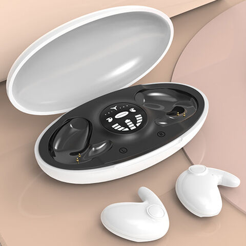 Miniauriculares inalámbricos para dormir, cascos invisibles con Bluetooth  5,3, resistentes al agua IPX5, reducción de ruido, deportivos
