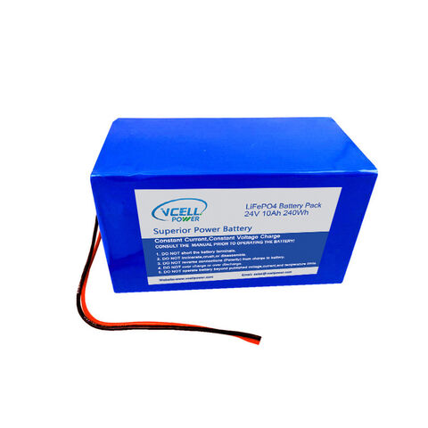 24V 10Ah LiFePO4 Battery - Lithium ion Battery Manufacturer and