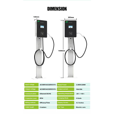 Support de chargeur EV support mural pour véhicule électrique avec