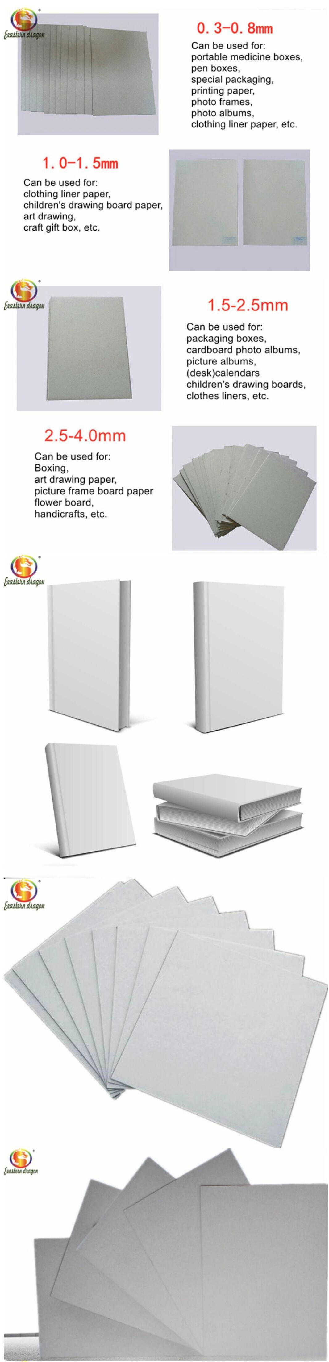 China Factory Paper Board Supplier Grey White Back Duplex Board 300 GSM  Paper Board - China White Back Duplex Boards, Grey Back Duplex Boards