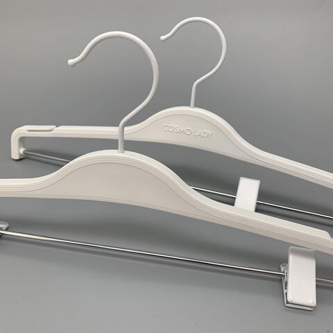 Buy Wholesale China Low Price Bulk White Plastic Clothes Hangers