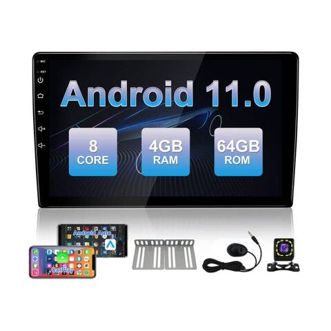 Stéréo De Voiture HD 9,5 2 + 64G Simple Din, Pour Système Android