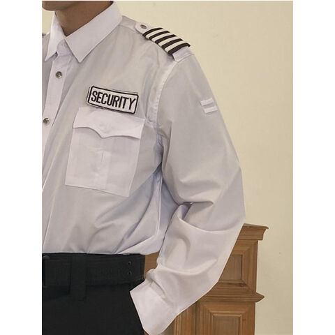 Source Wholesale black color Security Guard Uniform Dust-Proof