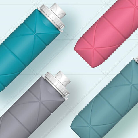 Collapsible Water Bottles Leakproof Valve Reusable Bpa Free