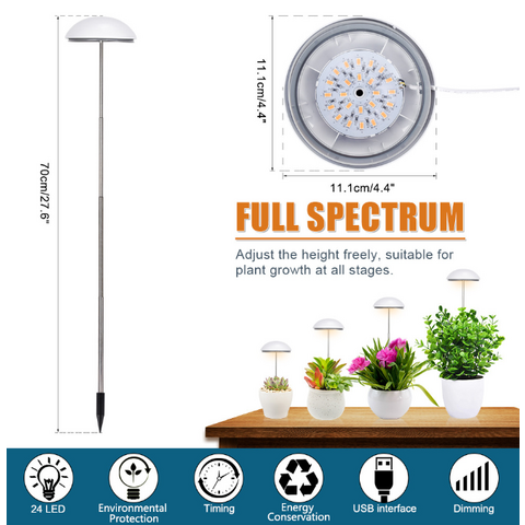 Lampe de croissance LED 1200 W pour plantes d'intérieur, lampe de