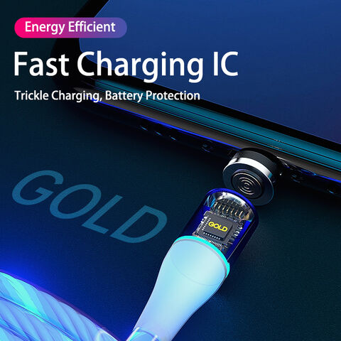 Cable Mobile Keysion Led Magnetic Usb Cable Fast Charging Led