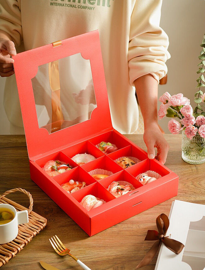 2023new Design Paper Packing Box Food Biscuits Cookie Dessert Egg-yolk ...