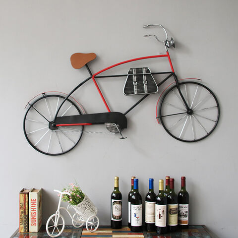 Buy Wholesale China Iron Bar Cafe Restaurant Bicycle Wall Hanging