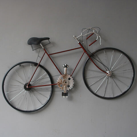 Vélo Suspendu En Fer De Style Industriel Rétro Créatif, Décoration Murale  Pour Chambre À Coucher, Bar, Café, Maison, Vélo En Métal, Décor Artisanal  Mural - Vent Carillons Et Suspendus Décorations - AliExpress