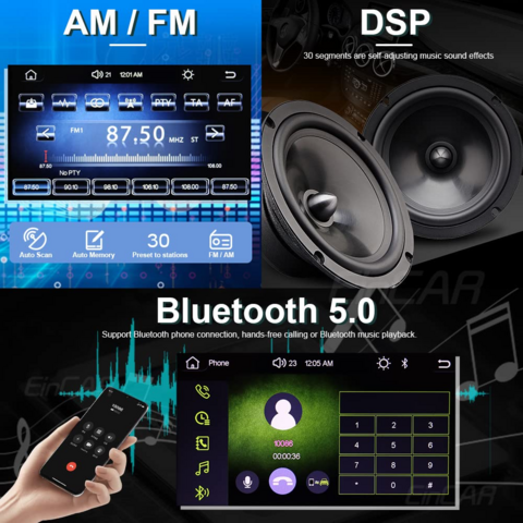 Audio para Automóvil Din Doble, Pantalla Táctil, , //MP3/USB/ AM