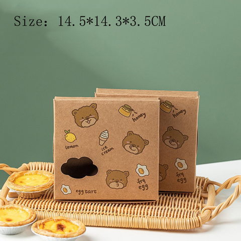 moon cake paper desert box with lids sweet 6 compartment food