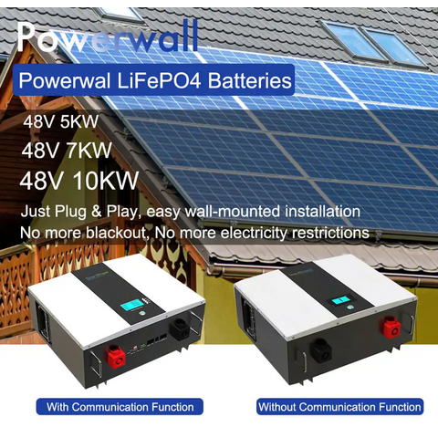 Batterie solaire murale 48 V / 4,8 kWh, Batteries