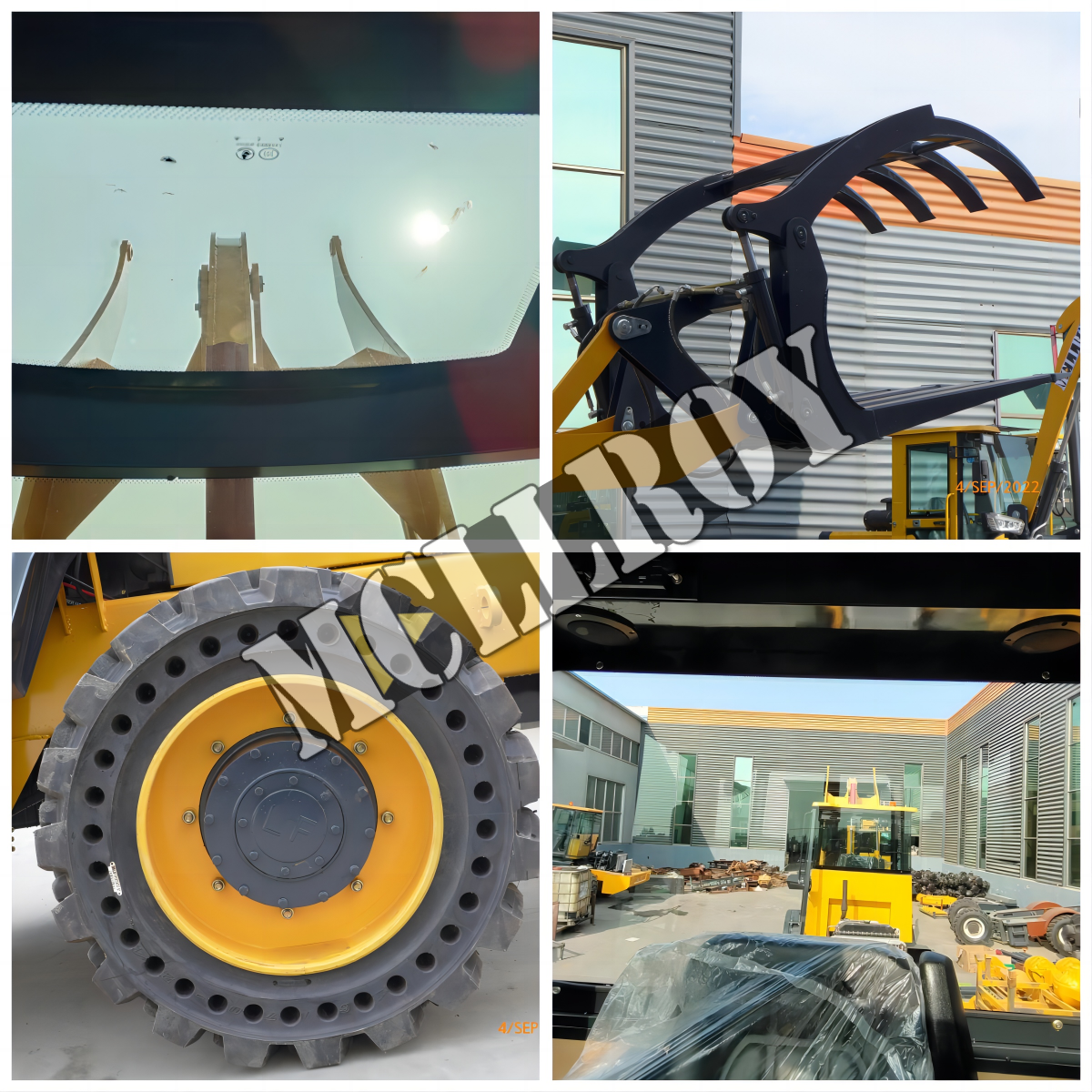 Clean Wheel Loader Dealer-approved 4 Wheel Drive Loader Option Wheel Loader For Assisting ...