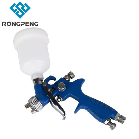 Industrial LVLP Spray Gun RONGPENG R100 0.8/1.0mm Nozzle Gravity