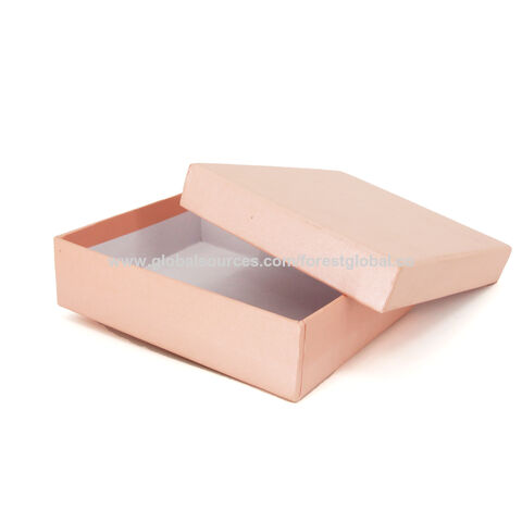 Caja cartón decorativa cuadrada con cajón - Grupo Stock
