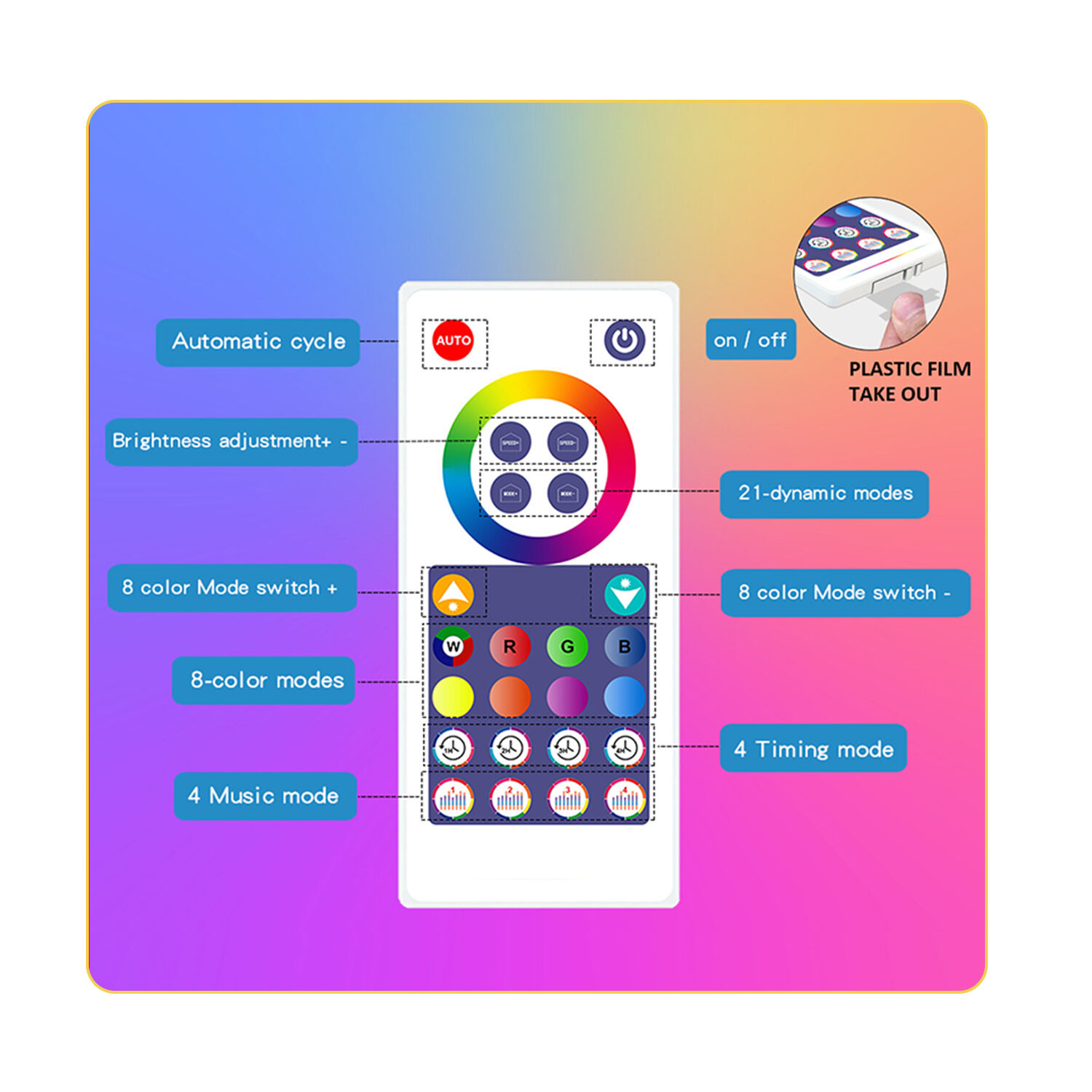 Buy Wholesale China Firework Night Lamp Rgb Music Sound Sync Bluetooth