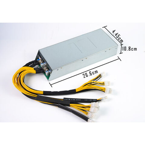 Buy Wholesale China 1600w Power Supplies For 6 Gpu Bitcoin Antminer S9 S7  L3+ D3 T9 E9 A4 A6 A7 With 2 Cooling Fans & 1600w Power Supplies For 6 Gpu  Bitcoin