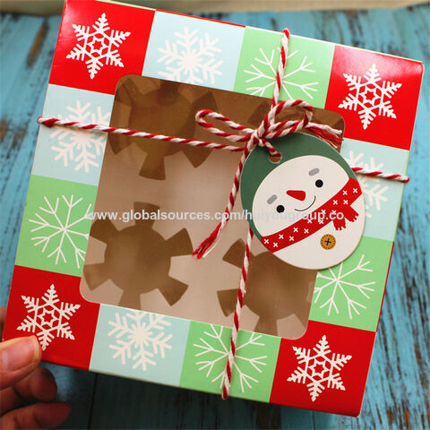 Achetez en gros Boîte Cadeau Emballage Papier Noël Cadeau Boîte Thème  Décoration, Boîte De Bonbons De Noël Pas Cher, Boîte D'emballage De Cupcake  De Noël Chine et Coffrets Cadeaux à 0.12 USD