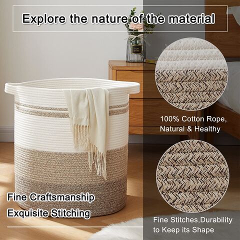 Large Round Storage Basket, Cute Collapsible Laundry Basket Organizers and  Storage Bins Foldable Dirty Clothes Basket Waterproof Nursery Hamper Canvas  Fabric - China Laundry Bag, Toy Storage Bag