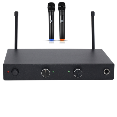 2 micrófonos inalámbricos UHF Bluetooth 5,0 recargable PA sistema para  Máquina de karaoke para fiestas - China Karaoke y Karaoke precio