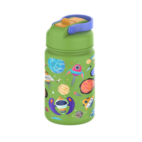 Buy Wholesale China Hot Sell 12oz 350ml Thermos Stainless Steel Insulated  Kids Meta Water Bottle With Straw & Stainless Steel Water Bottles at USD 5