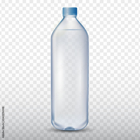 Bouteille d'eau minérale 500ml bouteille en plastique transparent