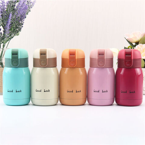 360ml/500ml Double Stainless Steel Coffee Mug With Lock Leak-Proof Fashion Thermos  Mug Lady Vacuum Flask Travel Tumbler