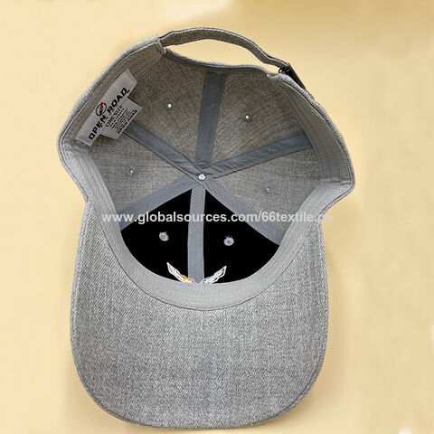 Buy China Wholesale Wholesale Acrylic Hemp Grey Hair Slant Material  Baseball Cap Sports Hats 3d Embroidery Logo Sports Caps & Baseball Cap  $1.46