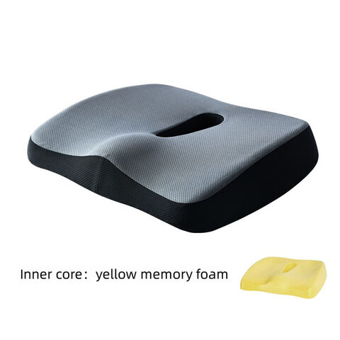 Seat Cushion Cool Gel Memory Foam Chair Pillow Orthopedic Office Chair Car  Pad