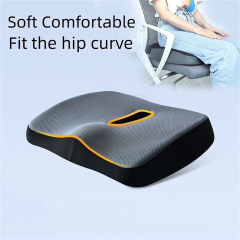  Cushion Lab Patented Pressure Relief Seat Cushion for Long  Sitting Hours on Office/Home Chair, Car, Wheelchair - Extra-Dense Memory  Foam for Hip, Tailbone, Coccyx, Sciatica Yellow : Office Products