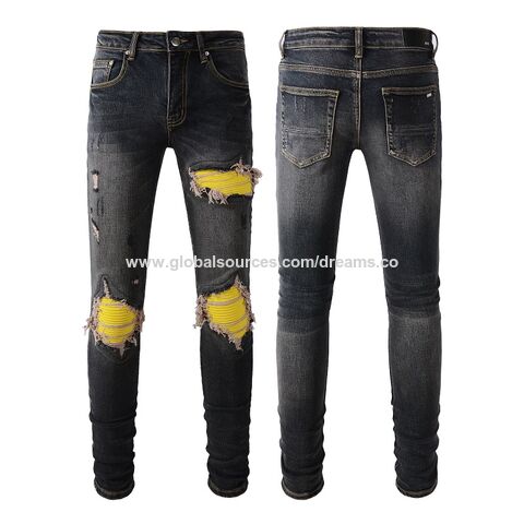 Jeans de luxe homme hot sale