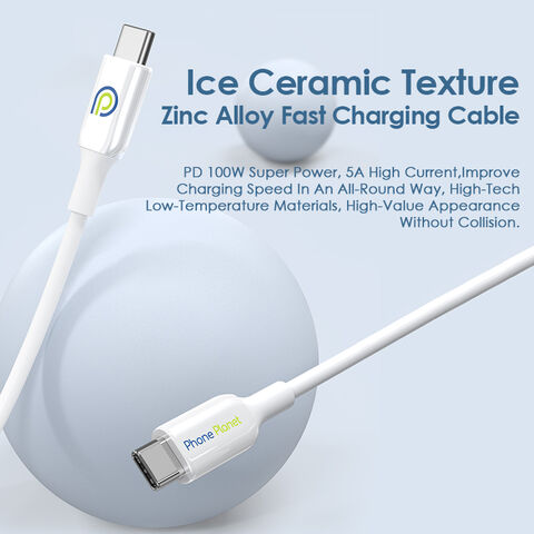 Chargeur pour téléphone mobile Samsung Câble USB C vers USB C