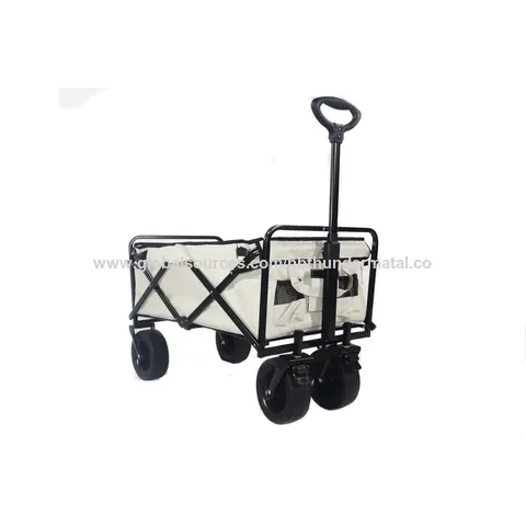 Carro Plegable Multiusos para Playa, Camping y Jardín - Carretilla Plegable Utilitaria