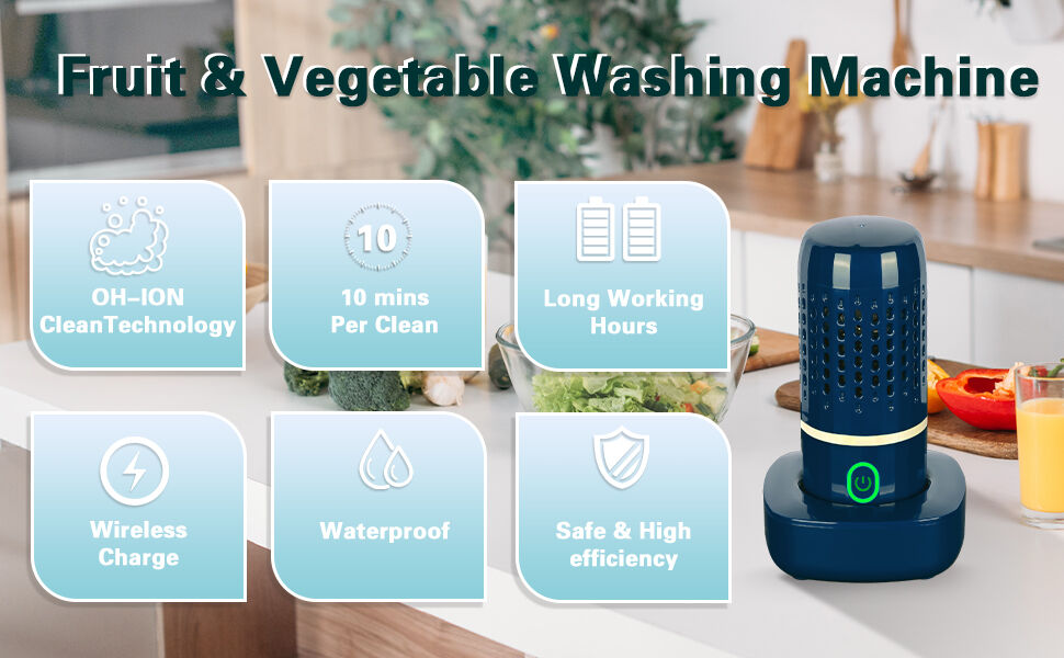Buy Wholesale China 2022 Hot Selling Portable Wireless Automatic Smart Fruit  And Vegetable Cleaner Washer Machine & Fruit And Vegetable Cleaner at USD  8.14