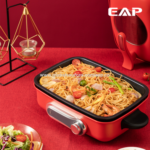 Buy Wholesale China Eap Design Multifunctional Easy Cleaning Portable Cheap  Smokeless Non Stick Aluminum Griddle Electric 2 In 1 Bbq Hot Pot Grills & Electric  Grill And Hot Pot at USD 5