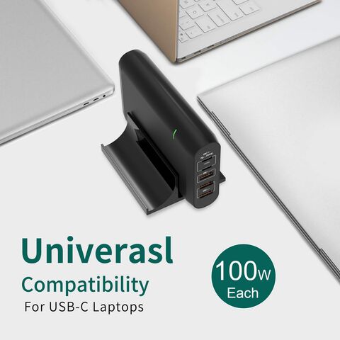 Cargador USB-C para ordenador portátil, 100W