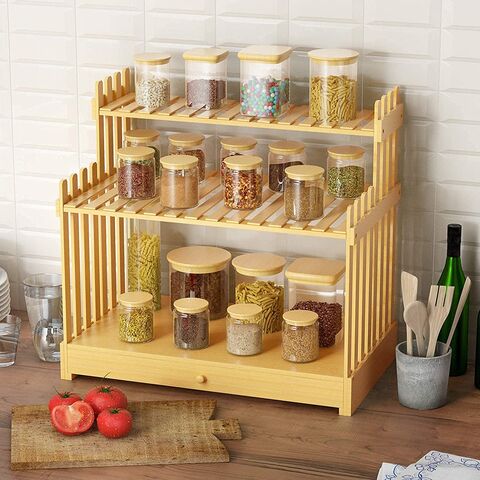 Wall Mount Bamboo Coffee Mug Rack Condiment Kitchen Storage Organization -  China Bamboo Bathroom Towel Rack, Wall-Mounted Bamboo Bathroom Towel Rack