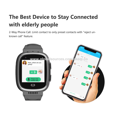 Compre Recordatorio Médico, Monitoreo De Salud, Botón Sos, Alarma Personal  Para Ancianos/ancianos, Reloj De Cuidado y Reloj Inteligente de China por  34 USD