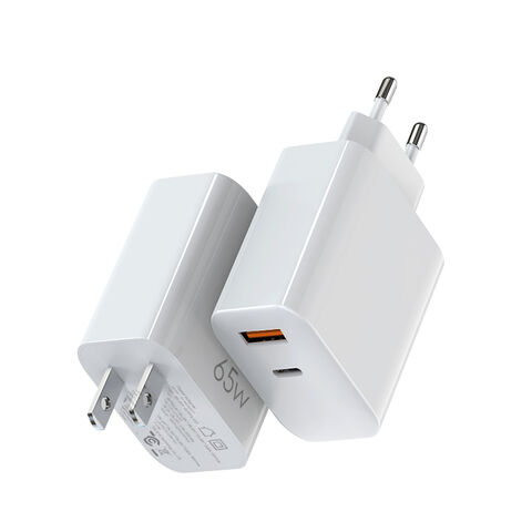 Compre Gan 65w Cargador Rápido Dual Au/eu/ee. Uu. Plug Carga Para Iphone Carga  Rápida Gan Cargadores Teléfono Móvil y Gan Cargador de China por 8.4 USD