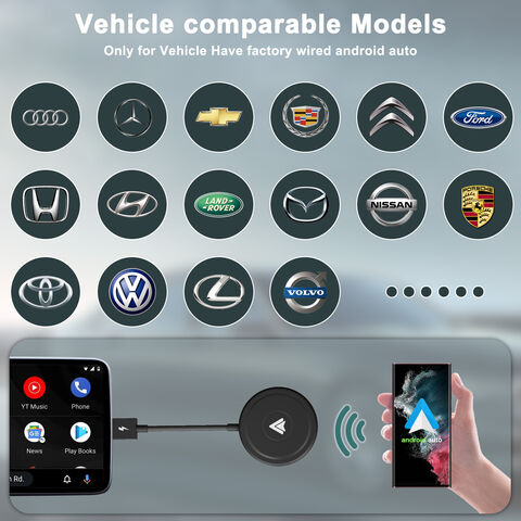 Compre Exploter 2023 Adaptador Inalámbrico Android Auto