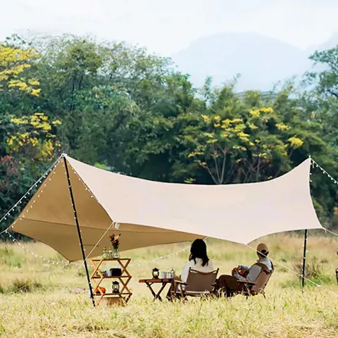 Tienda de campaña familiar para exteriores, acampada de 8 a 12 personas,  dos habitaciones, un salón