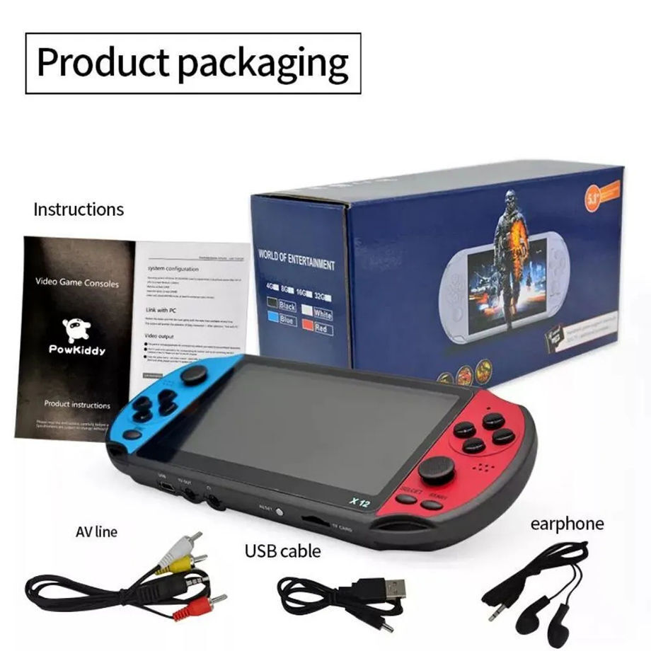 China Console Buy Wholesale China X12 5.1 Inch Handheld Video Game Console 8gb Built ...