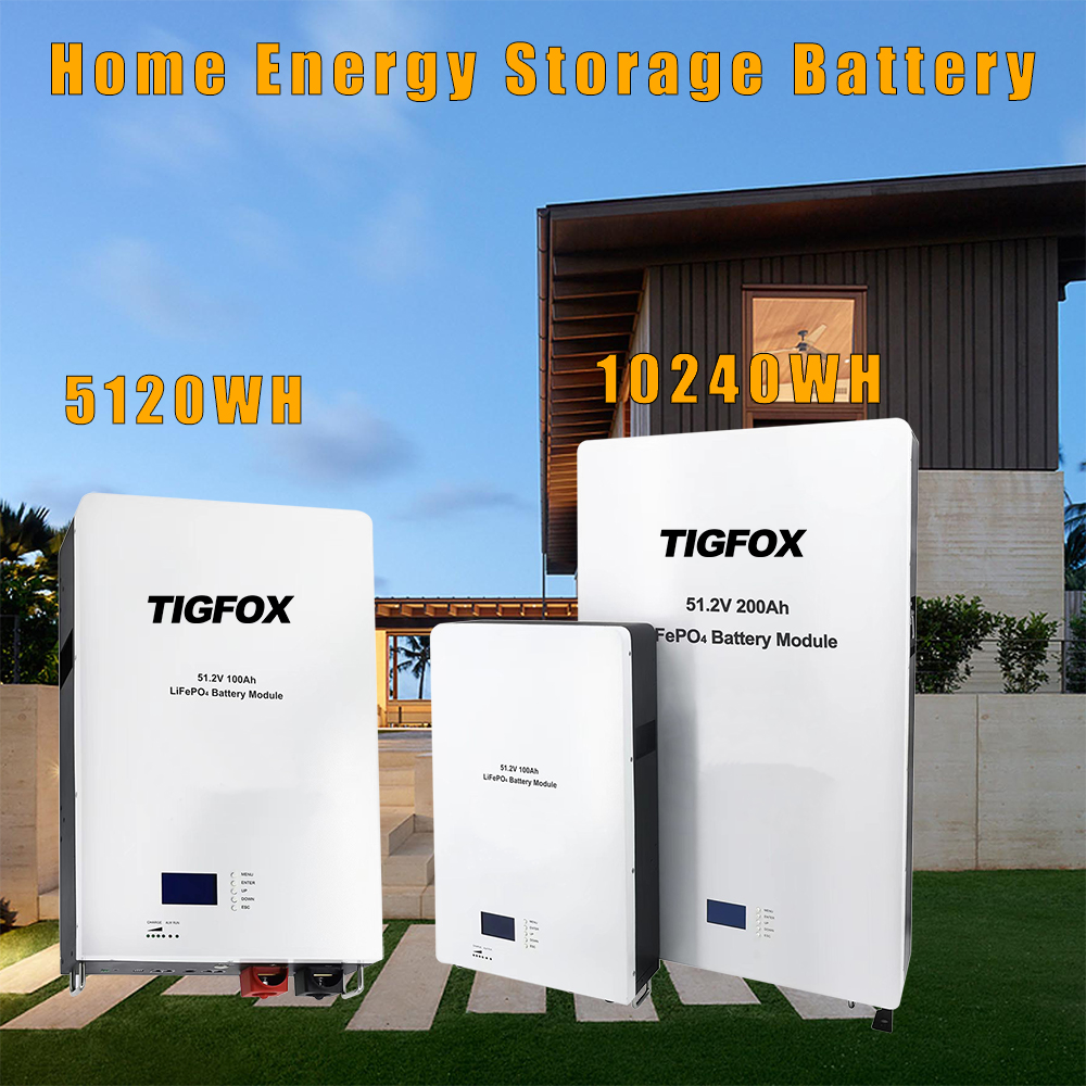 Tigfox Tigfox 51.2v 100ah 5kw Solar Battery Charge Lifepo4 For Energy Storage ...