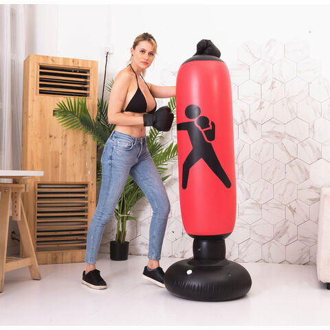 Aufblasbarer Boxsack für das Fitness-Heimstudio, Boxsack für Erwachsene und Kinderspielzeug, freistehende Sandsäcke