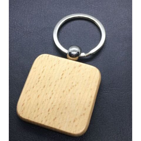 Wholesale Fashion Jewelry: 30 Wood Wooden Keychain For Women Blank