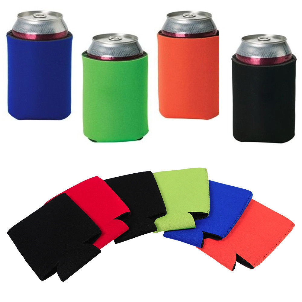 Neoprene Collapsible 12 oz Slim Can Koozie Sleeve for Christmas