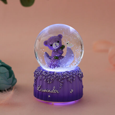 Globo de nieve de cristal con resina, regalo de decoración navideña - Bola de agua