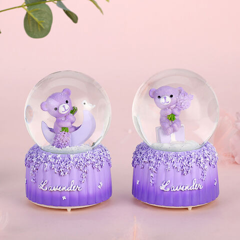 Globo de nieve de cristal con resina, regalo de decoración navideña - Bola de agua