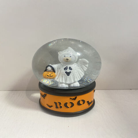 Globo de nieve de cristal con resina, regalo de decoración navideña - Bola de agua